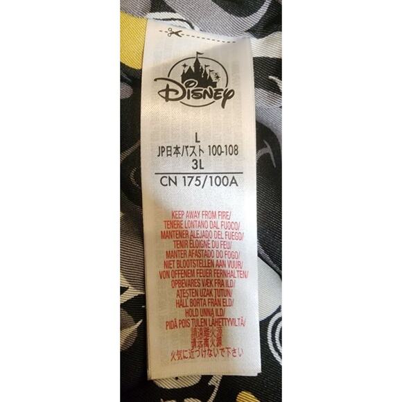 Disney Mickey Mouse Gold Collection Zippered Bomber Jacket Rare Size Large - Picture 8 of 9